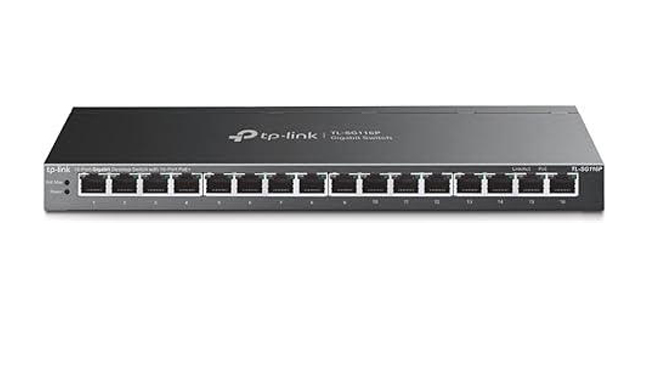 TP-Link TL-SG116P | 16 Port Gigabit PoE+ Switch